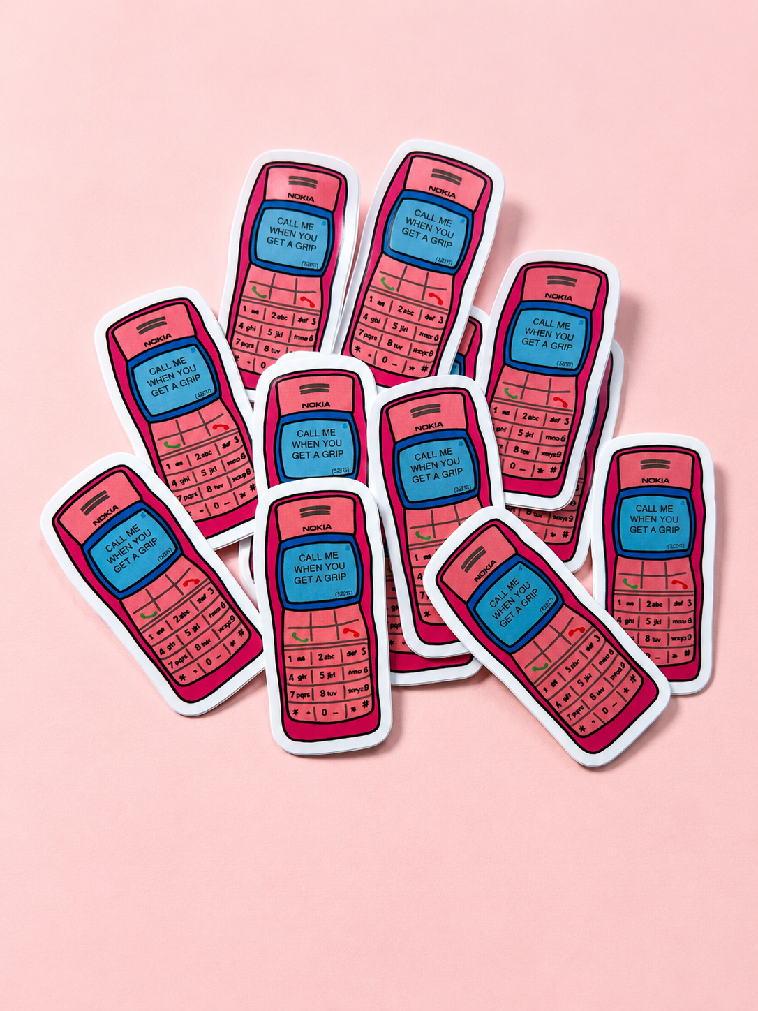 Call Me When You Get a Grip Sticker