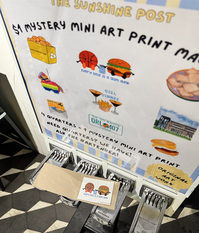 Mini Art Print Vending Machine